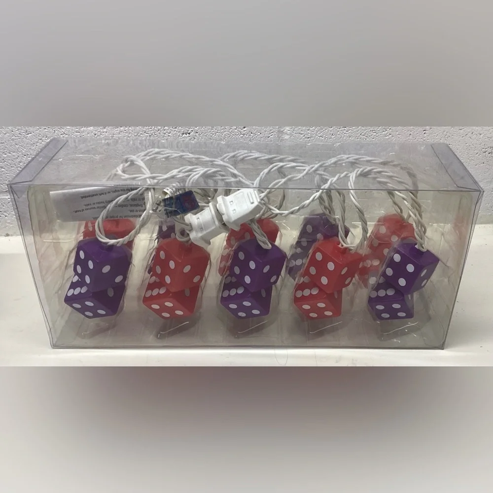 Camco, RV, party string lights, camping patio, blow, mold, fuzzy dice
